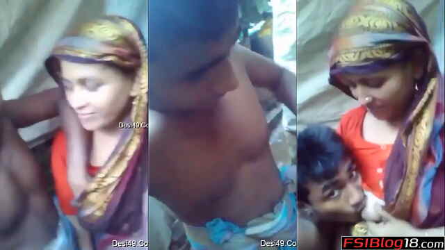Bangladeshi Muslim Bhabhi Sucks Big Tits in Devar XXX