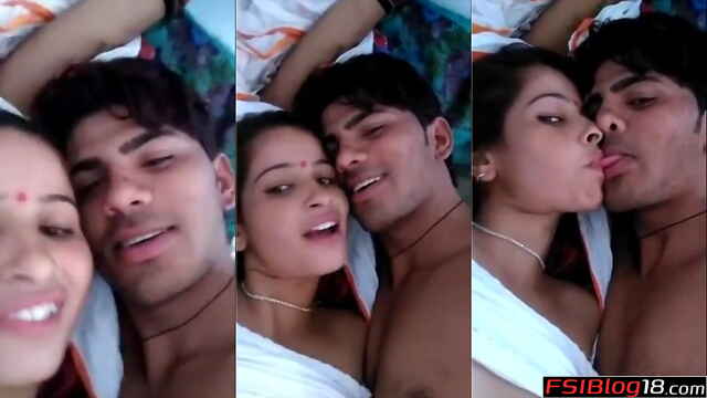 Hot Indian Babe Kissing Wildly in X-Rated Video – Watch Now!